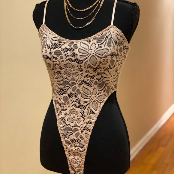Lace Bodysuit S/M-New - Picture 4 of 5